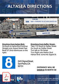 Directions to AltaSea Berth 58